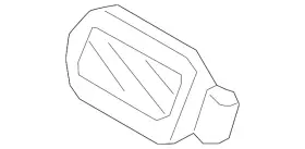 Pab-809-857-d Porsche Genuine Fuel Pocket