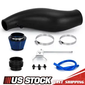 Ait11bkn Pqy Air Intake Pipe Induction Filter Kit Plastic For 93-00 Honda Civic 1.6l Eg Ek Bk