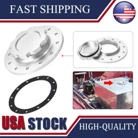 Da-slfcc-01s Pqy Aluminum Fuel Surge Tank Cell Cap Flush Mount 12 Bolt 3ftft I.d.opening