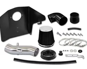 In-rl-hi-010bk R&l Racing 3.5 Inch Black Heat Shield Cold Air Intake Kit Filter 2010-2011 Chevy Camaro