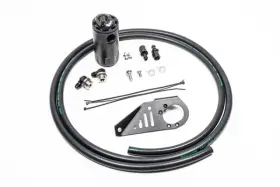 20-0738-fl Radium Engineering Catch Can Kit -black For 96-01 Toyota Chaser/mark Ii/cresta