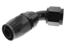 1060-06-2 Redhorse Performance Red Horse -06 60 Degree Female Aluminum Hose End - Black