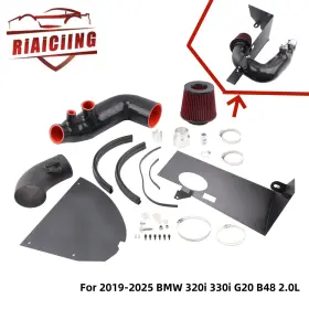 Aim051-bk-rd Riaiciing 3.5ftft Cold Air Intake System Red Filter For 2019-25 Bmw 320i 330i G20 B48 2.0l