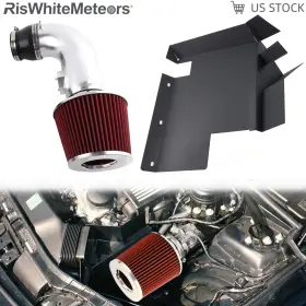 Aim026-rd-sl Riswhitemeteors Red For Bmw 128i 328i 3.0l 2007-2011 Filter Cold Air Intake System 2006 330i