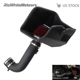 Aim071-bk-rd Riswhitemeteors Heat Shield Cold Air Intake Kit Filter For 2019-25 Silverado Gmc 5.3l 6.2l V8