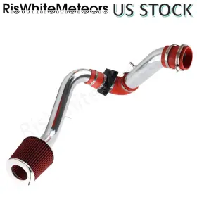 Dr037-rd-sl-2-d Riswhitemeteors For Stratus 2.4l L4 3.0l V6 2001-05 Red Filter Cold Air Intake System Kit New Us