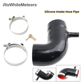 Icp041-bk Riswhitemeteors Air Intake Hose Pipe Silicone For Audi B8 2.0 1.8 Tfsi A5 S5 A4 S4 Allroad 09-16