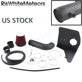 Wg185-rd-bk-d Riswhitemeteors Red For Chevrolet Camaro Ss 6.2l V8 10-15 Cold Air Intake Induction Kit Filter