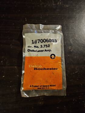 Rochester 7006803 Nos Delco/ Carb Choke Lever Assembly