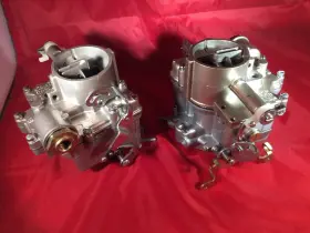 702xxxxx Rochester Rebuilt And Modified Pair Of Corvair Carburetors For Any Year 1962 - 1969. Sale