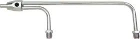 66635 Rpc Holley Dual Feed Chrome Fuel Line 8-21/32 Inch
