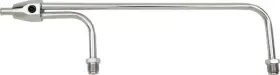 66636 Rpc Holley Dual Feed Line 9-5/16 Inch Chrome