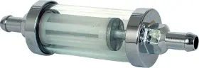 T9247 Rpc Clear In-line Fuel Filter With Chrome End 5/16 Inch