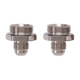 Russell 640221 Endura Carburetor Inlet Fitting #6 To 7/8-20 Male Aluminum Nickel