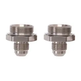 640221 Russell Endura Carburetor Inlet Fitting #6 To 7/8-20 Male Aluminum Nickel