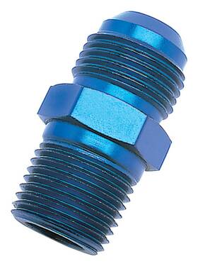 Russell 660500 Fitting Adapter #10 An Male To 1/2 In Npt Aluminum Blue