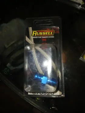 670520 Russell Fuel Hose Fitting Metric Adapter -6an X 14mm 1.5 Thread