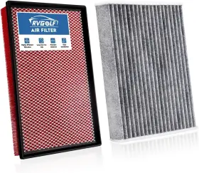 Rv00055 Rvgolf Engine Cabin Air Filters Fit For Ram 1500 16-18 2500