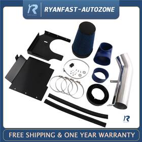 Ryanfast-autozone F665-9906g-r Air Intake System And Heat Shield 4 Inch Bllue For 99-06 Gmc/chevy V8 4.8l/5.3l/6.0l