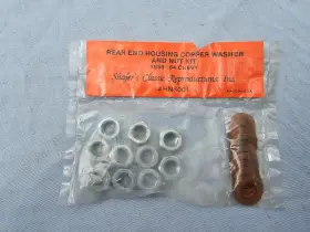 Hnk001 Shafers Classic Reproductions #hnk001 New Repro 1955-1964 Chevy Vet Rear End Housing Copper Washer And Nut Kit