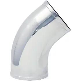 87381 Spectre 45 O Elbow Intake Tube 3 Diameter 2 Legs Chrome