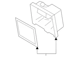 46051an01a Subaru Genuine Upper Case