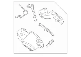 51478sj001 Subaru Genuine Fuel Pocket