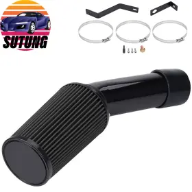 Ofi259 Sutung Black Cold Air Intake Pipe Filter For Ford F250 F350 F450 Super Duty 7.3l Diesel