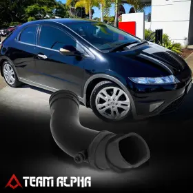 Tma-700dameo Team-alpha Fits 2006-2011 Honda Civic Si Engine Air Intake Duct Tube D Inlet Pipe Assembly