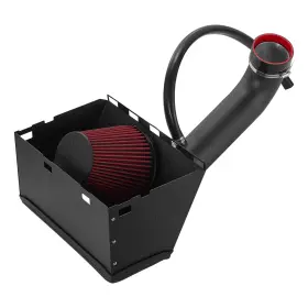 Bqm0001003 Tembor Cold Air Intake System Red Filter With Heat Shield For Dodge 2009-2010 Ram 1500