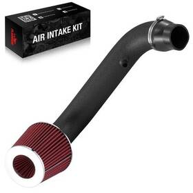 Tembor Is25105 Cold Air Intake Kit For 2001-2005 Honda Civic Ex Black Coated Aluminum Pipe