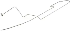 Line-5 The Right Stuff Detailing Mf550a 1970-74 Barracuda Front To Rear Fuel Line-5/16 Inch - Original Material