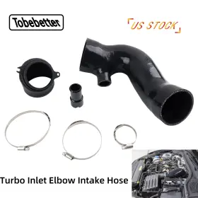 Aim043-bk Tobebetter Black Turbo Inlet Elbow Intake Hose For Vw Golf Mk8 R Gti Cs Audi S3 8y Ev4 Gen4