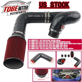 Aim085-bk-rd Tobebetter Cold Air Intake Kit For Bmw G20 M340i G22 M440i G30 540i Xdrive B58 3.0t 2020-25
