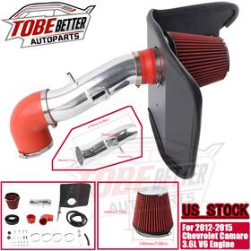 Tobebetter Dr14-sl-rd For Chevrolet Camaro 3.6l V6 Engine 2012-15 3.5 Inch Heat Shield Cold Air Intake Kit