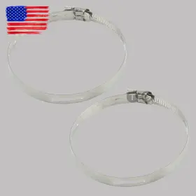53034045ab Topgearsltd 2x Air Cleaner Housing Clamp For 2010-2018 Dodge Ram 2500