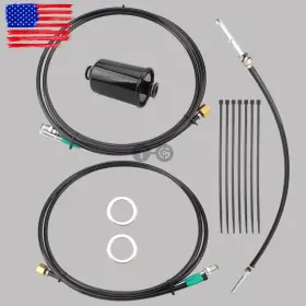 Topgearsltd 710422697572 For 88-97 Chevrolet Gmc C/k Trucks Nylon Tank To Engine Fuel Lines Kit Gas Only