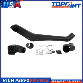 To177164p01 Topoint-autoparts For Toyota Hilux 2005-2015 25 26 Series Hole Saw N70 Textured Black Snorkel Kit
