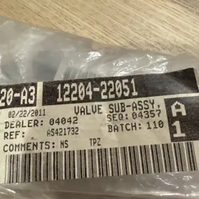 12204-22051 Toyota Usa - New Genuine Pcv Valve
