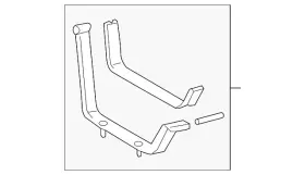 77602-04020 Toyota Genuine Fuel Tank Strap