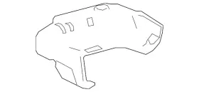 77641-0a110 Toyota Genuine Tank Shield