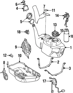 77641-14100 Toyota Genuine Fuel Tank Shield