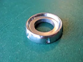 146987 Triumph 618946 Oem Vintage Chrome Choke Bezel Nut Spitfire Tr5 Tr6