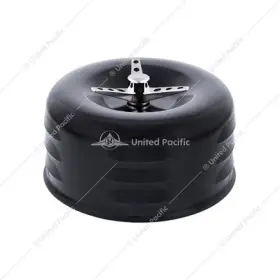 111165 United Pacific 4 Inch Round Louvered Air Cleaner Cover For 2 5/16 Neck