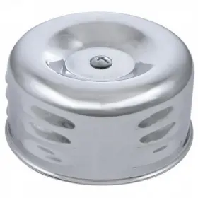 A6215 United Pacific Air Cleaner Cover 2 5/16 Inch Single Barrel Chrome Short