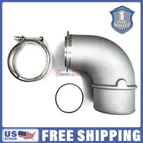 3682674 Upapsi Fit Borgwarner S400 Style V-band Turbo Intake Elbow Kits For Cummins Isx