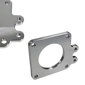 5011-02 Upr 70mm Throttle Body Spacer Plate Compatible With 79-93 Mustang V8 5.0 302