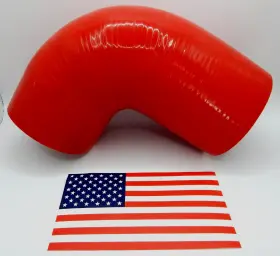 95911 Usa Made 3.5 Inch To 89mm 90 Deg Tube Coupler 4 Layer Hi Temp Pressure Turbo Long Leg