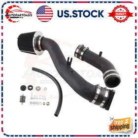 Dr05-bk-bk-bhw Vehito Black Cold Air Intake Induction Pipe With Filter Fits Nissan 350z Infiniti G35 V35