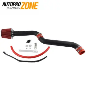Dr19-bk-rd Vehito Black Cold Air Intake Induction Pipe With Filter For 94-02 Honda Accord 2.2l/2.3l